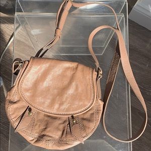 J.Jill faux leather brown crossbody purse